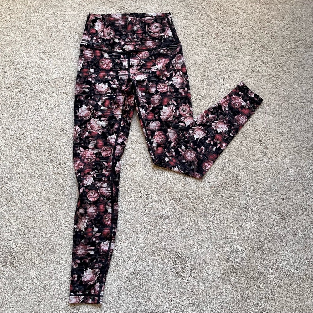 lululemon athletica Floral Leggings 6